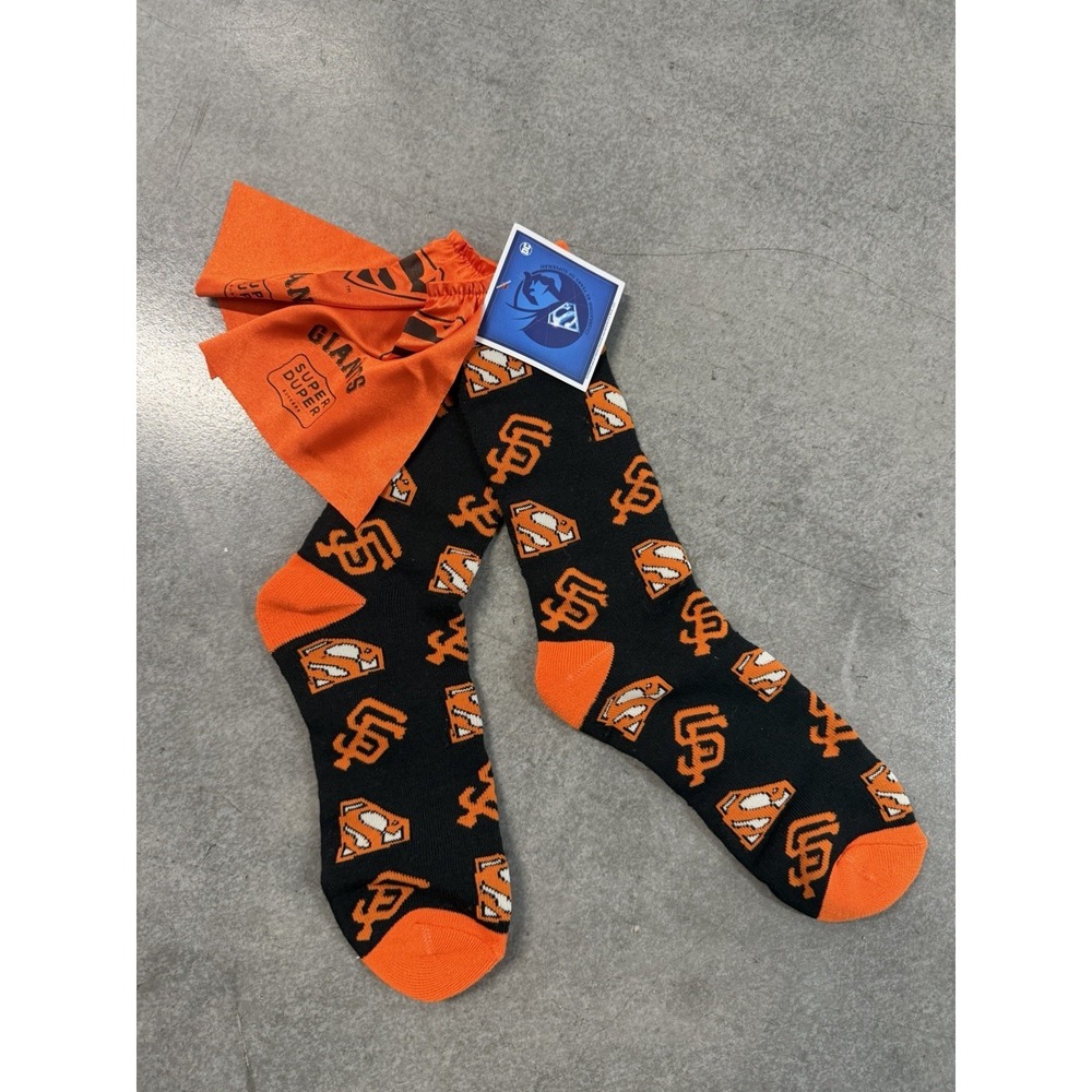 MLB‎ San Fransisco Giants Fan Socks, orange black, NWT